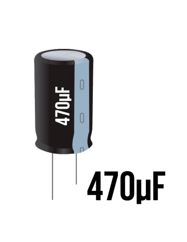 Condensador electrolítico 470uF