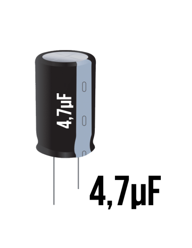 Condensador electrolítico 4,7uF