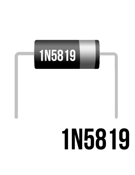 ➤ Diodo 1N5819 | Repuestos Electrónicos