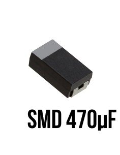 Condensador electrolítico de Tantalio 470uF