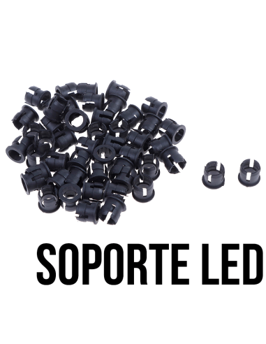 Soporte para diodo LED de plástico