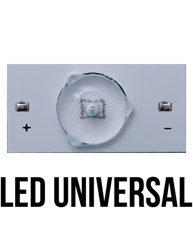 Tira LED universal con difusor común para reparación de TV